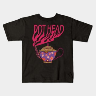 Pot head teapot Kids T-Shirt